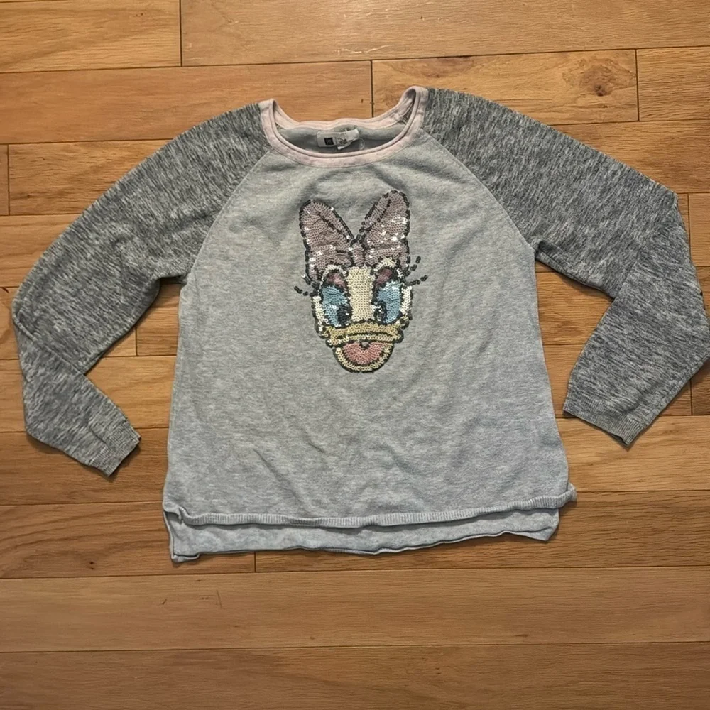 Gap Kids | Disney Sequin Daisy Duck Sweater | size L